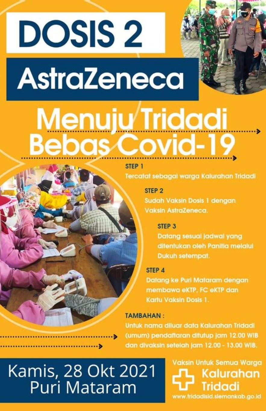 Vaksinasi Dosis 2 AstraZeneca
