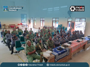 Rapat Koordinasi Linmas Kalurahan Tridadi