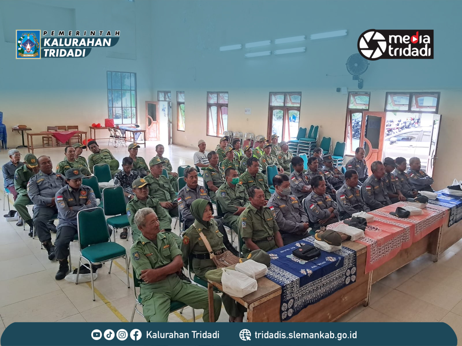Rapat Koordinasi Linmas Kalurahan Tridadi