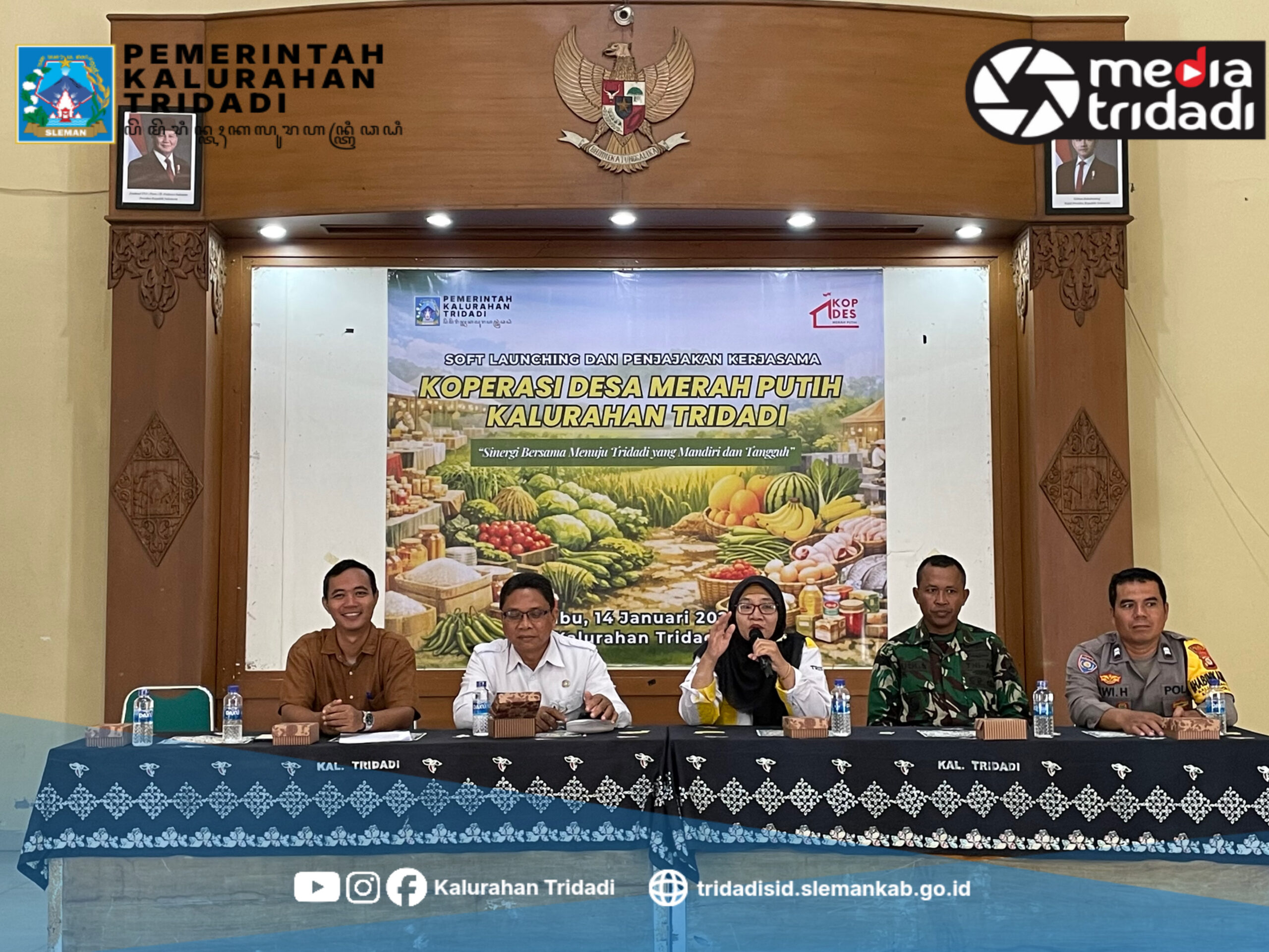 Soft Launching Koperasi Desa Merah Putih Kalurahan Tridadi